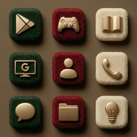 270 Ícones Premium Natal iOS Android + Wallpapers | Pack Festivo