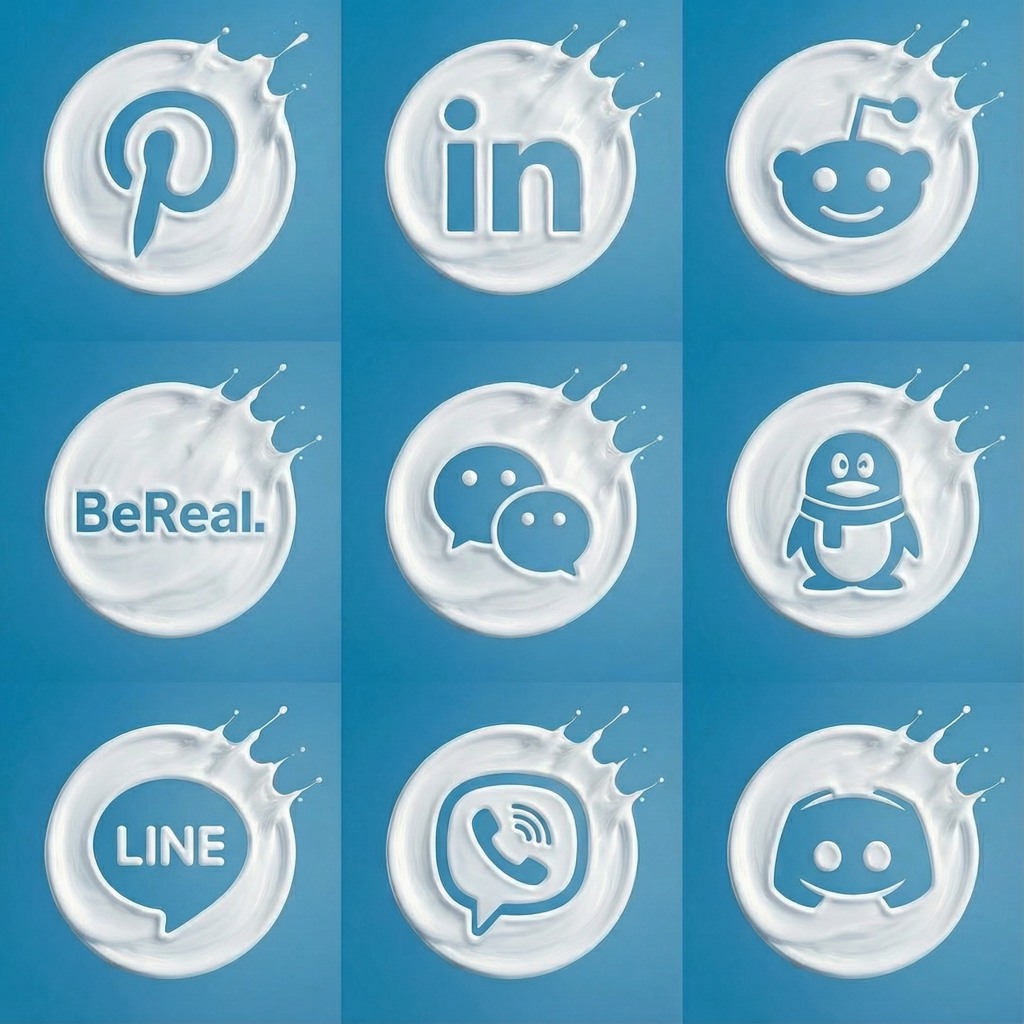 Pack Efeito 3D único com splash dinâmico. 180 Ícones Premium iOS & Android + 46 Wallpapers