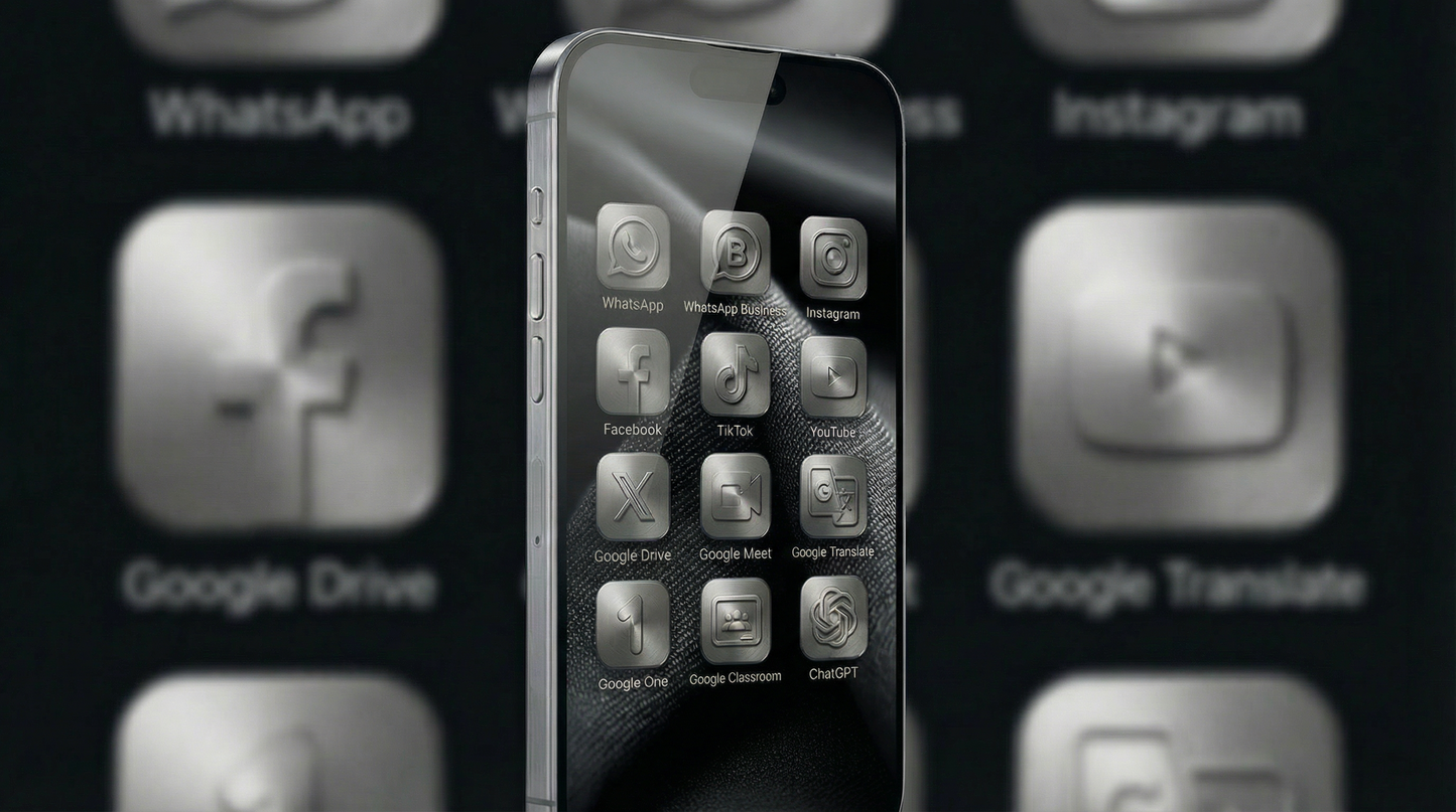 270 Ícones Premium iOS Android + Wallpapers  | Pack Completo