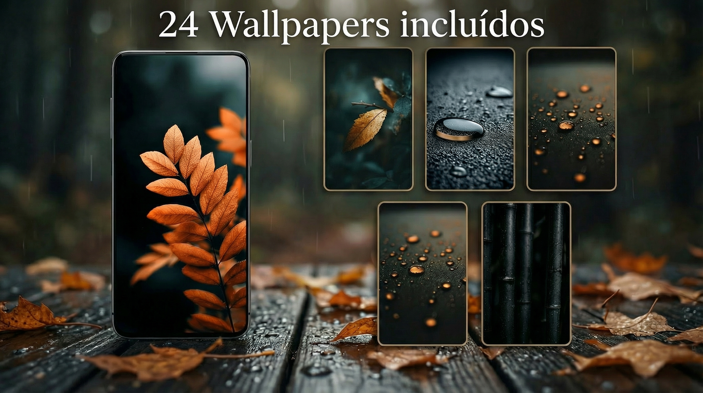 360 Ícones Dourados Premium iOS & Android + Wallpapers