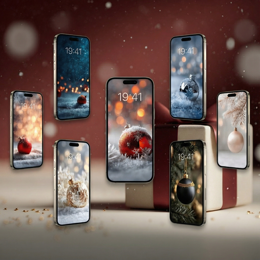 50 Wallpapers de Natal HD - Bolas Decorativas e Ornamentos Festivos