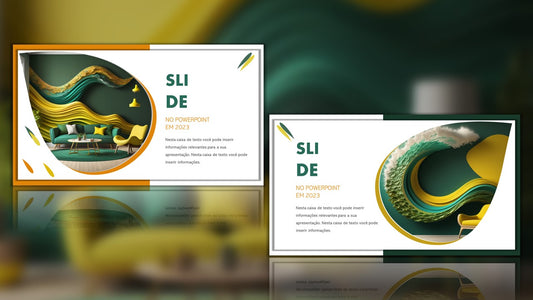 Template PowerPoint Alto Impacto - 2 Slides Profissionais Nº1