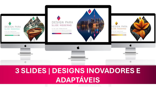Template PowerPoint Criativo – 3 Slides Modernos para Apresentações Profissionais e Impactantes