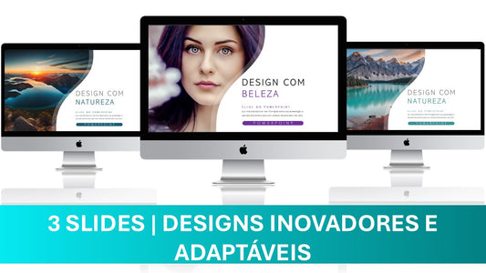 Template PowerPoint Sofisticado – 3 Slides Lindos com Design Elegante e Natural