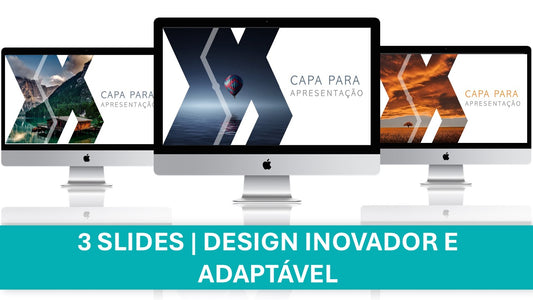 Modelos de Capas para Apresentações – 3 Designs Modernos e Profissionais no PowerPoint
