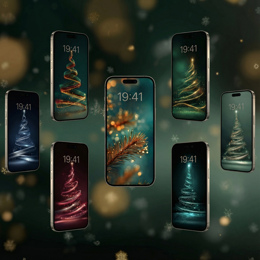 Magia Natalícia - 50 Wallpapers de Natal HD - Fundos Digitais Premium para Telemóvel