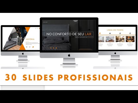 Template PowerPoint Design de Interiores - 30 Slides Profissionais Multiusos