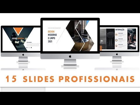 Template PowerPoint Moderno e Limpo - 15 Slides Minimalistas Multiusos